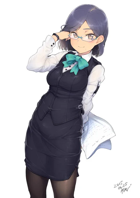 ちなみに事務子さんっていうのはこの子。 よくお茶を入れてくれる(妄想)で登場します。 