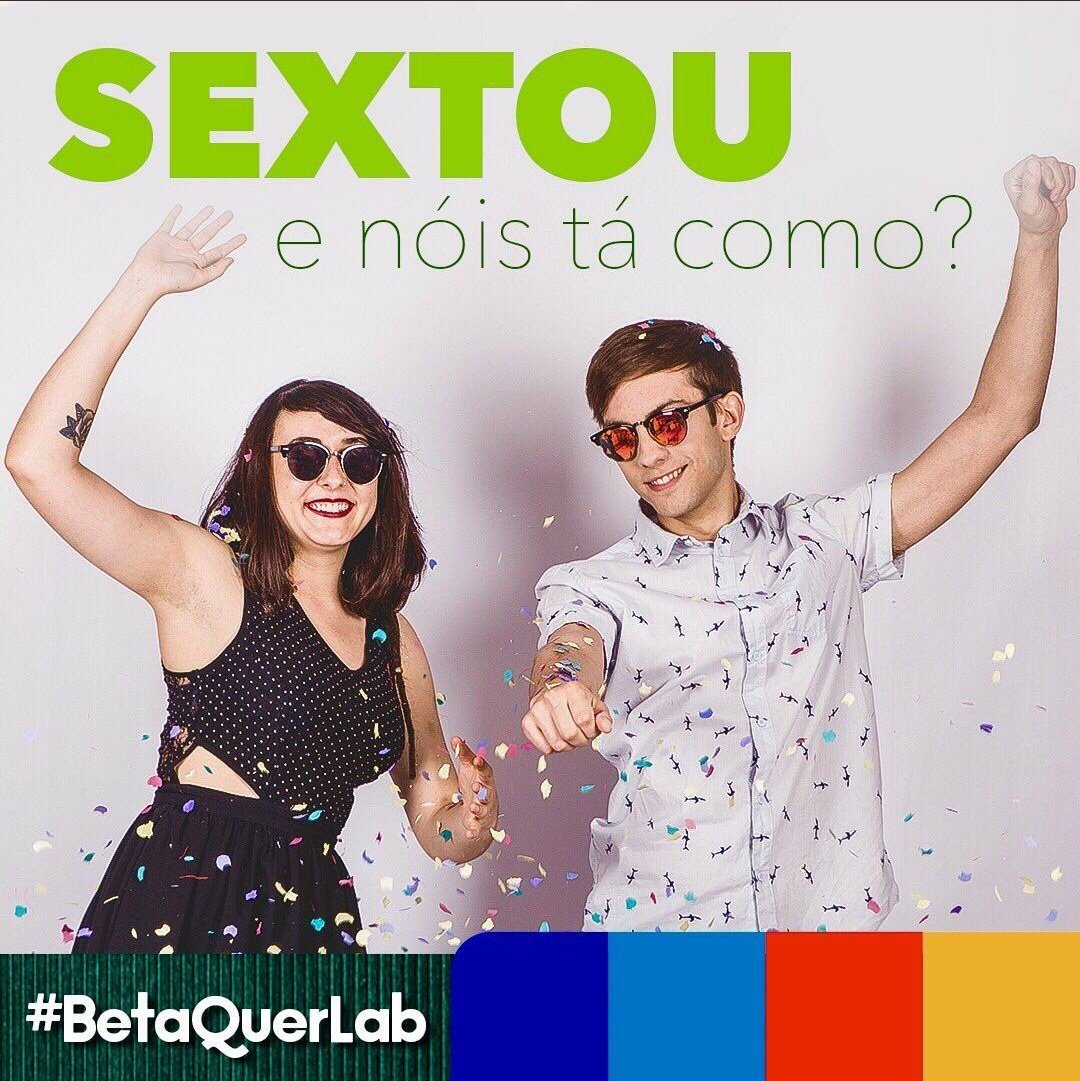 Sextou!!! Boa tarde Beta!!!
#BetaQuerLab #BetaAjudaBeta