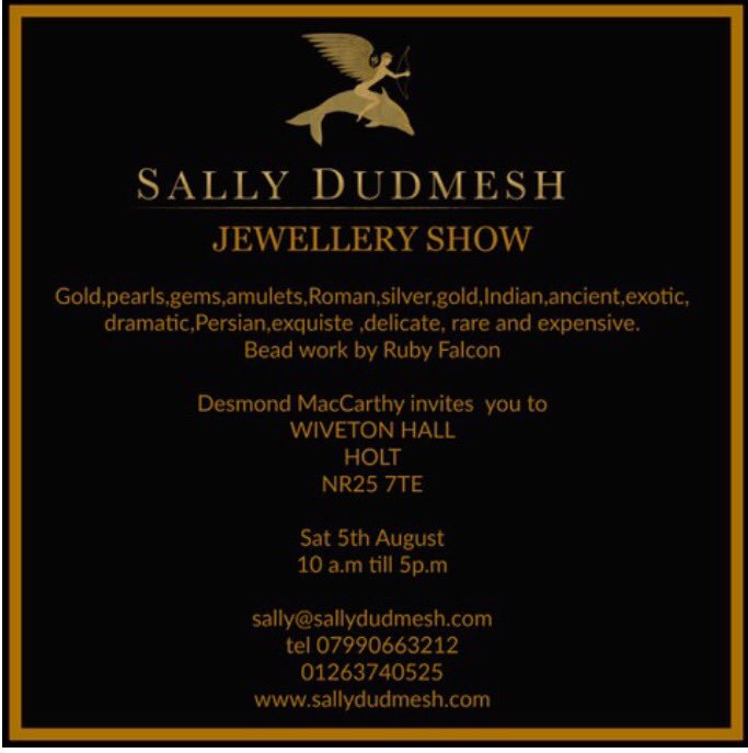 WivetonHall's tweet image. #jewellery #show at #wivetonhall tomorrow