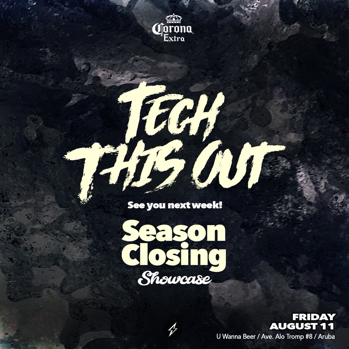 #TTO Fam! This wknd we are taking some time OFF.
We invite you for next week's closing event at UWB.

The party won't stop tho, be pending!
