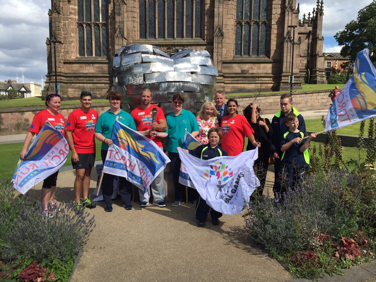 The Torch has arrived in Rotherham, the last stop before #Sheffield17 #LETR #SeeingIsBelieving - 3 days to go!