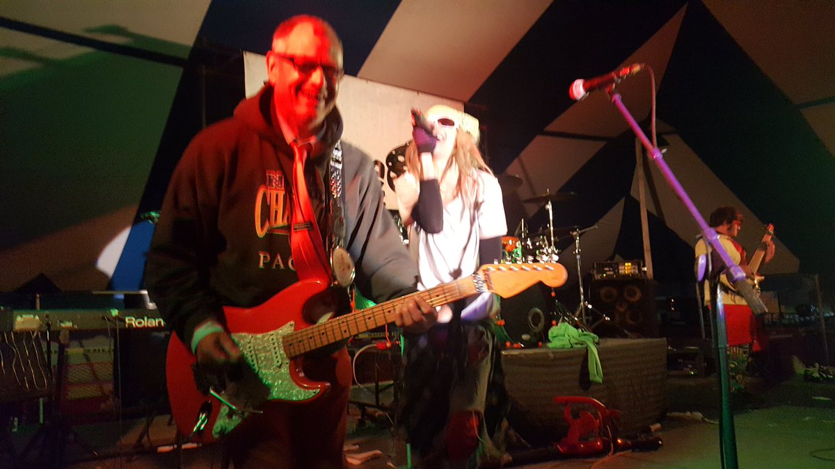 Great show by <a href="/thedweebs/">The Dweebs</a> last night at Flambeaurama. Really fun and talented band.