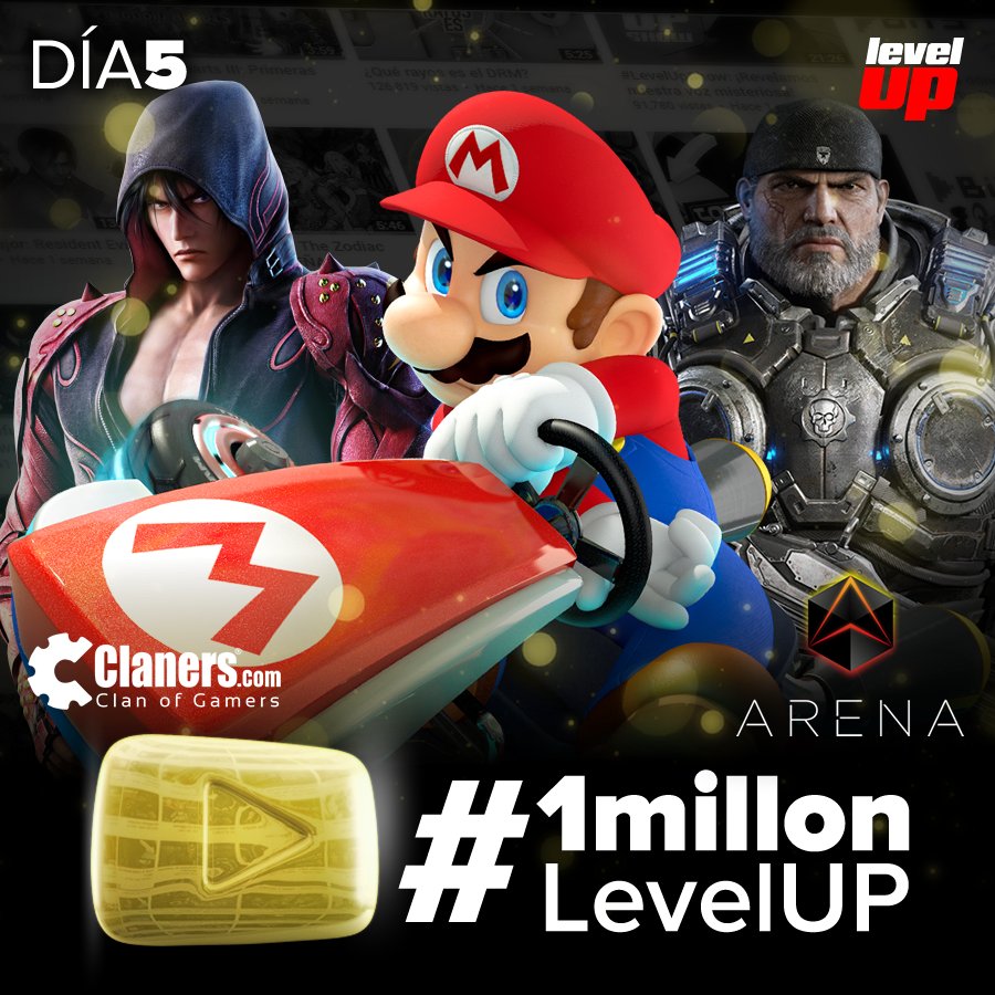 El Día 5 de nuestra celebración por #1millonLevelUP llegó, ¿listo para la última ronda de regalos? bit.ly/2uRV2uk