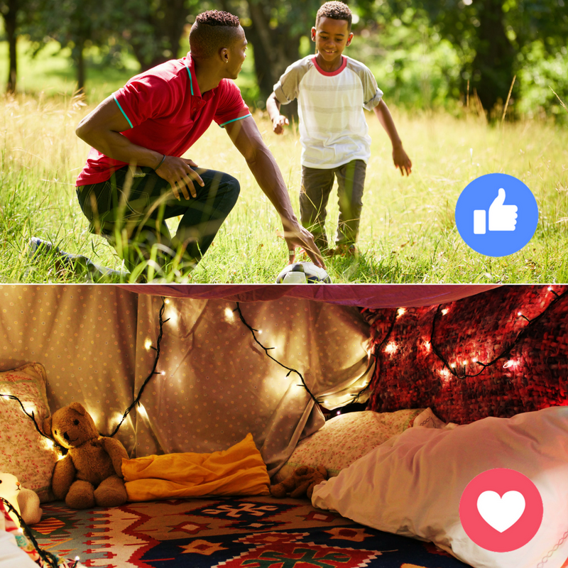 CourtsGrenada's tweet photo. Which do you prefer? Family sports day or building a fort at home with the kids? #vacation #ShopCourts https://t.co/SeoLoASX1C