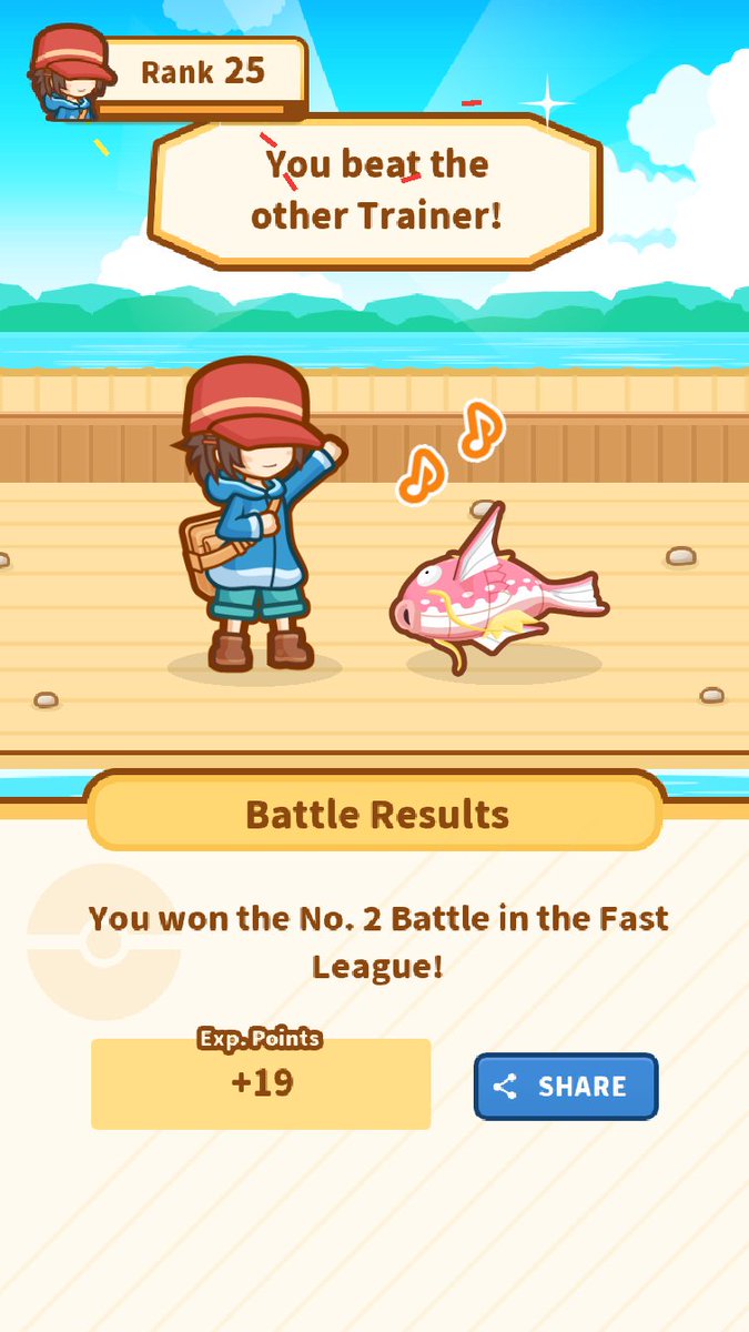 blahword's tweet image. Take that!
My precious Spiral
jumped 51.48 m and won! #Magikarp koiking.jp/r/