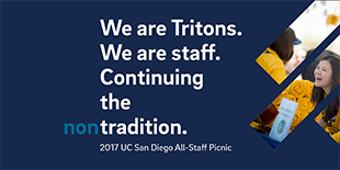 UCSD_CC's tweet photo. Prize drawings at the #CareerConnection table at the #UCSD 2017 All Staff Picnic today! We hope you stop by and say "hi" #WeAreTritonStaff https://t.co/vLMiDATljS