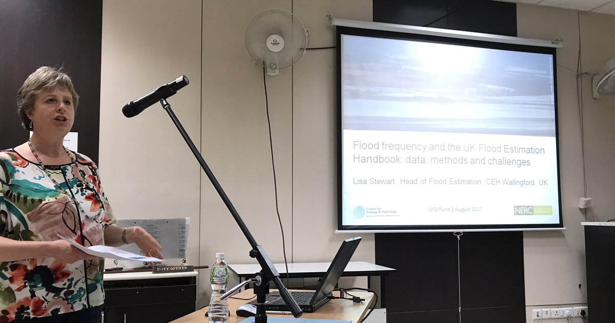 @CEHScienceNews are exploring #flood frequency estimation methods in Maharashtra, India building on our UK expertise ceh.ac.uk/services/flood…