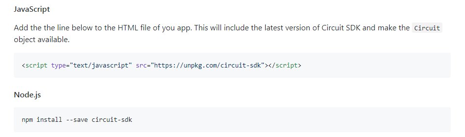 CircuitAPI's tweet image. Our @CircuitHQ #JavaScript and #NodeJS SDKs are now a single Github repo github.com/circuit/circui… and NPM module npmjs.com/package/circui…