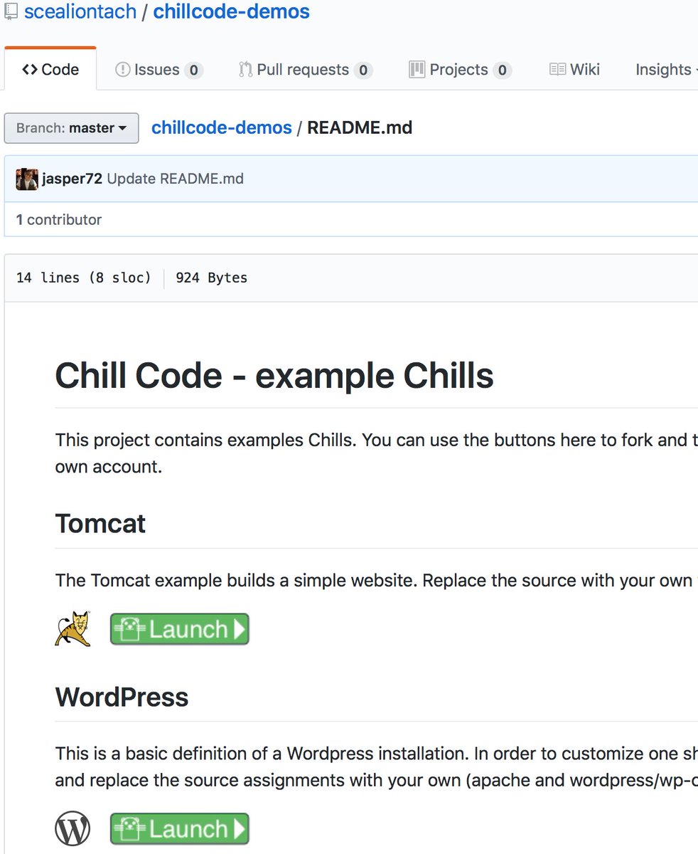 chillcode_io's tweet image. New blog post &quot;Launch buttons for GitHub readme files&quot; blog.chillcode.io/2017/08/04/lau…
