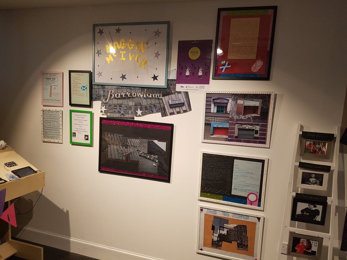 scotswummin_g's tweet photo. It's almost time for the opening exhibition! @womenslibrary @YouthLinkScot @PEEK_Project time to put Scots wummin on the map! #scotswummin https://t.co/Z5euqxs4nk