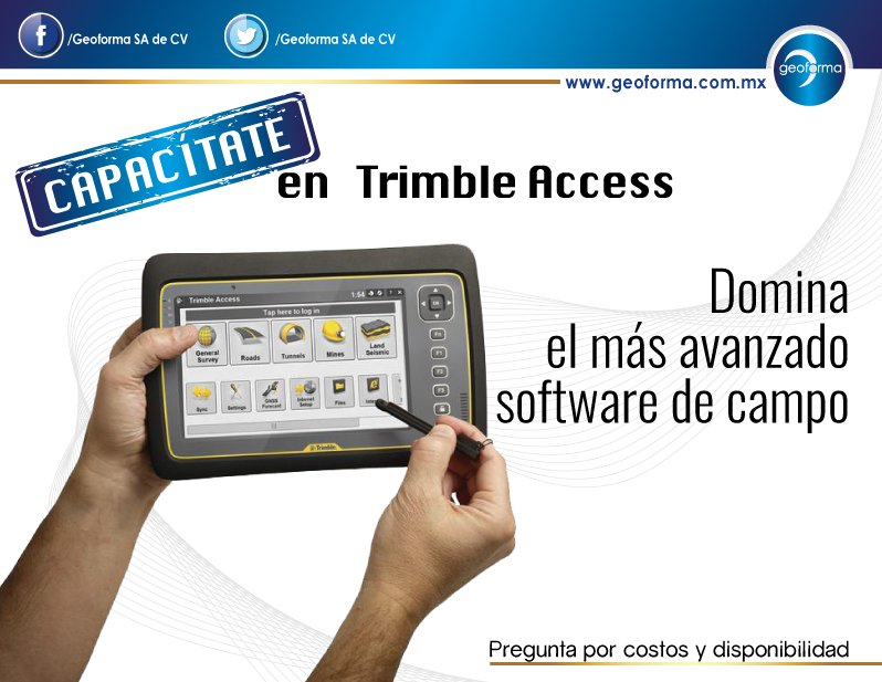 GeoformaSAdeCV's tweet photo. Capacítate en Trimble Access 👨‍🏫
#Capacitación #Trimble #Geoforma #Aprente #Access #Software #Topografía #asequible #BuenViernes https://t.co/QXXvoHC9Bc