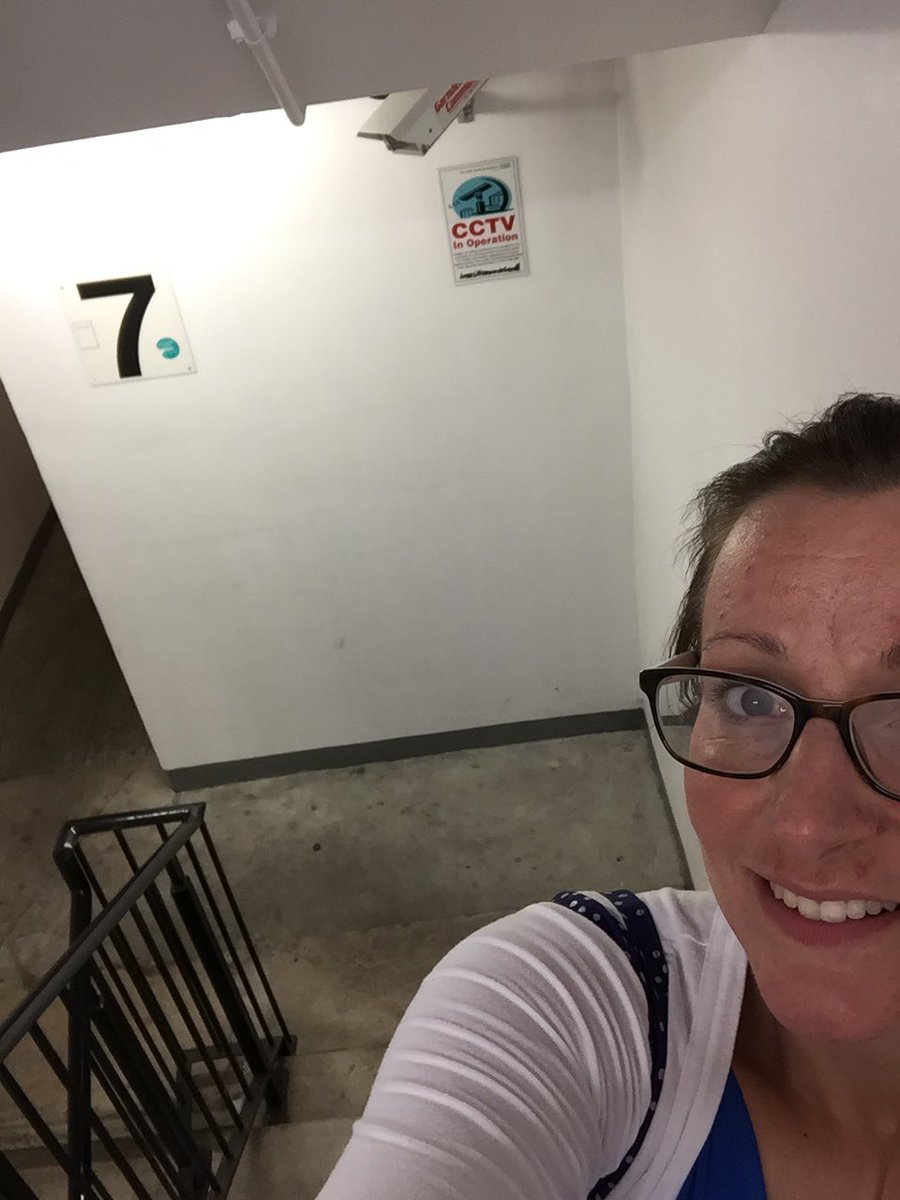 LTHTPhysio's tweet photo. #workoutatwork17 #physiotweetweek car park stairs for me, end of a busy week, a few extra staff drafted in to cover the wards this weekend https://t.co/ODNTpcTNli