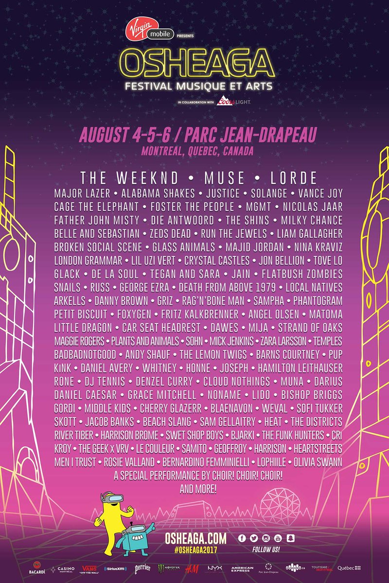 Montreal! <a href="/FuckingHeat/">Heat</a> plays @Osheaga Festival today. Come out!