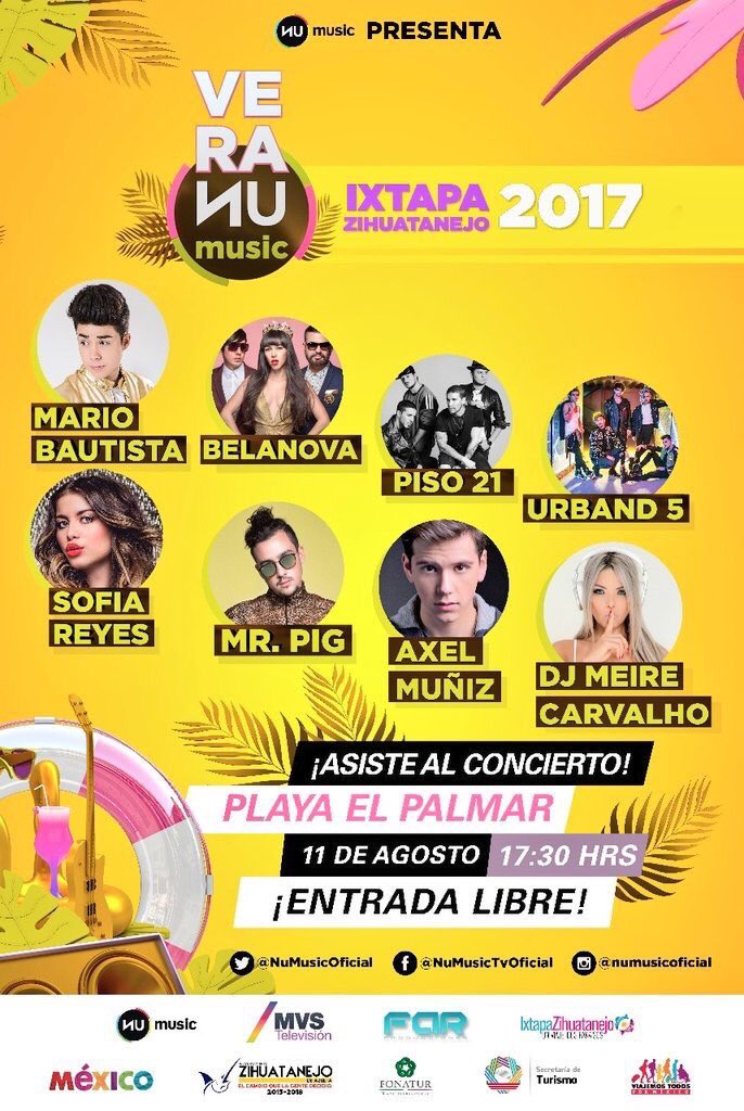 kasstagency's tweet photo. No podemos esperar para el  #VeraNuMusic en Ixtapa es que va a estar increíble 😍🔥 https://t.co/Ox76pao7o5