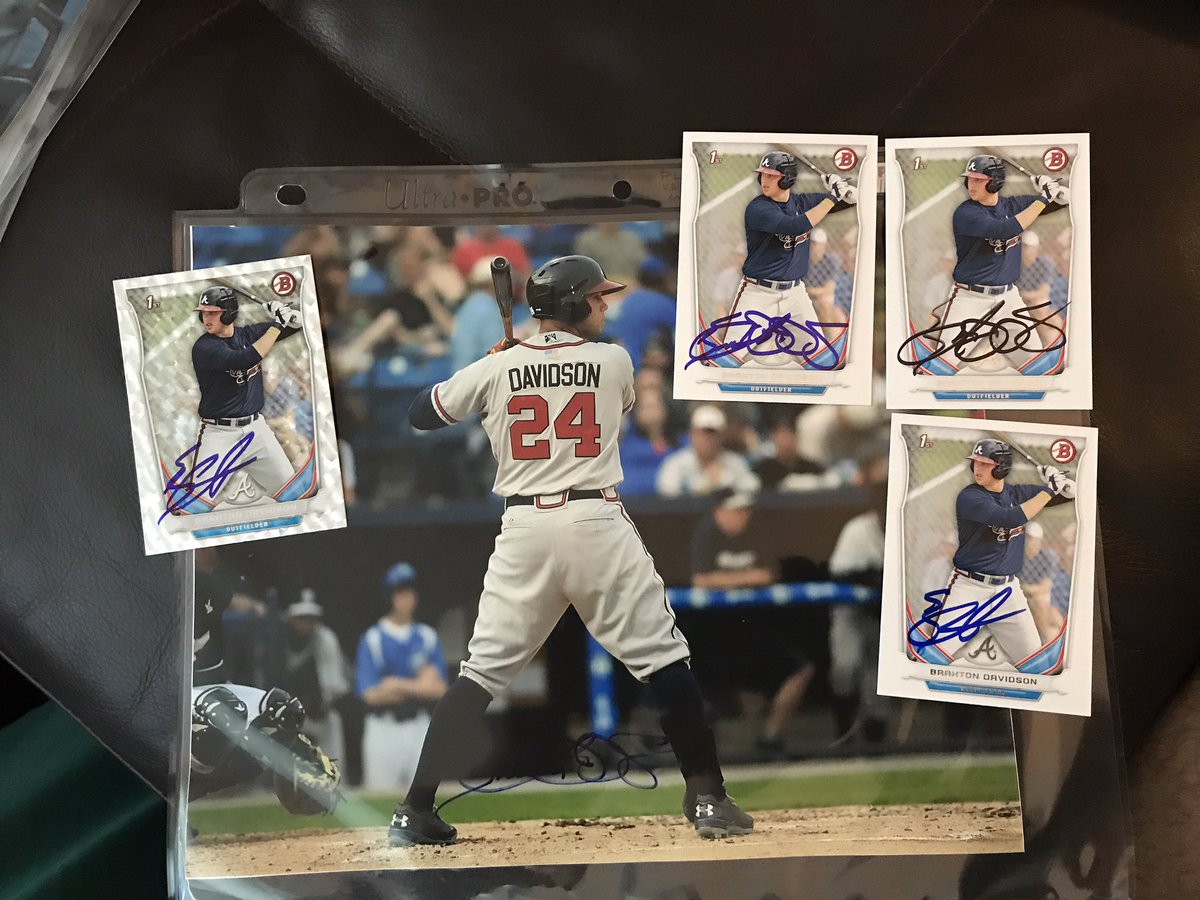 memorabiliaddy's tweet photo. #BraxtonDavidson @FireFrogsBB @FloridaStateLg @MiLB @MLB #IPS #AutographCollector #ClassAct #GreatGuy #ThankYou #OnePer https://t.co/WmiOdUG6FJ