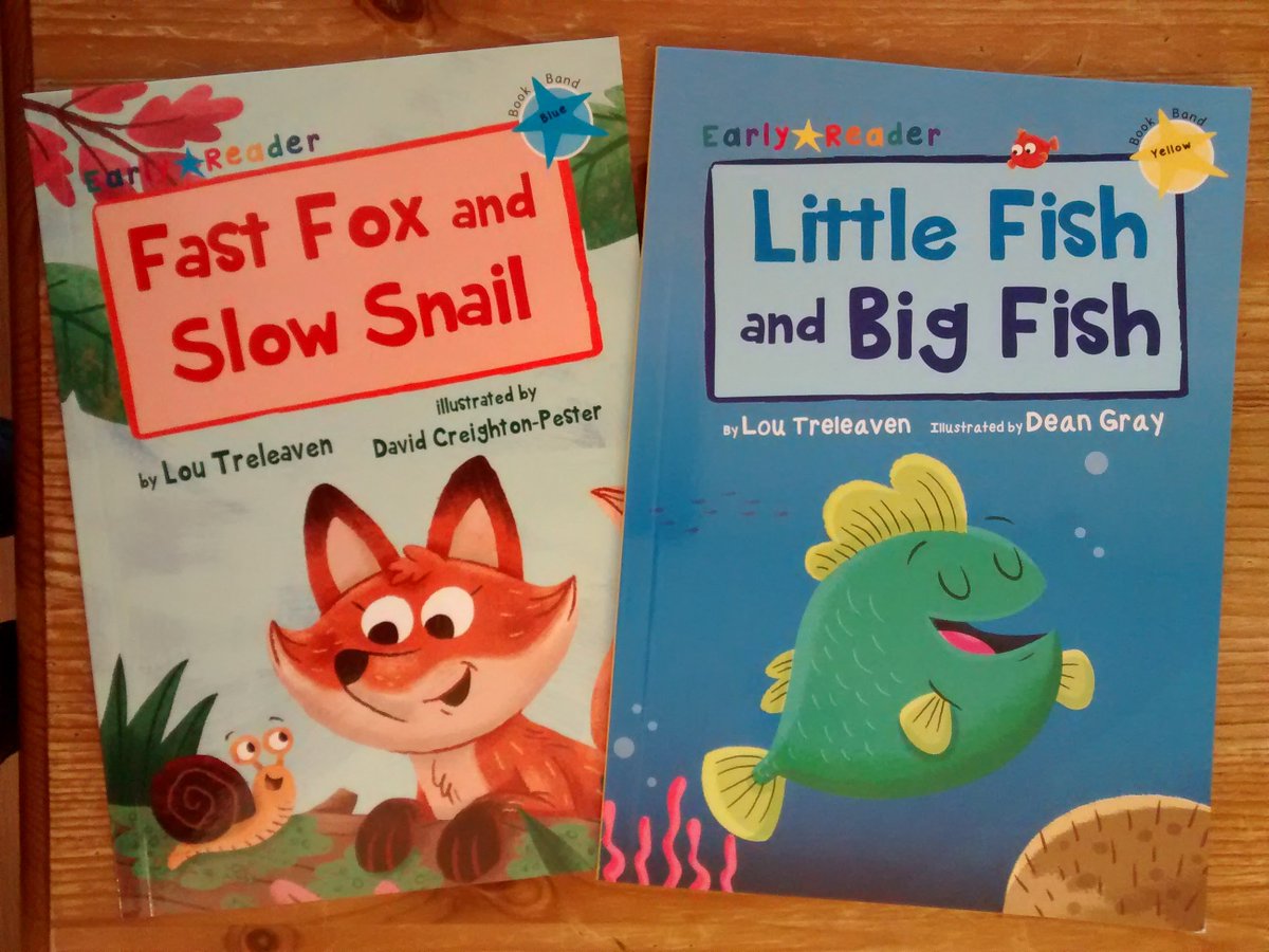 They're here! Proud of my 2 early readers for <a href="/maverickbooks/">Maverick Books</a> with fab art by David CP alias <a href="/WanderingBert/">David CP</a> and Dean Gray at <a href="/advocateart01/">Advocate Art</a>