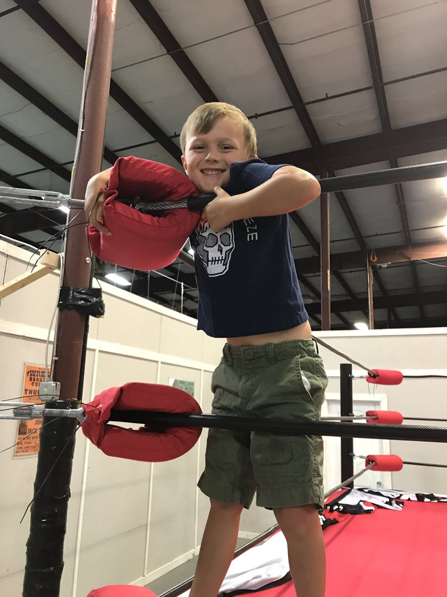 wrestlerweekly's tweet image. My son Myles in the ring at 6 years old! Future World Champ! Tommy Wildfire Rich School of Wrestling! @twildfirerich @DavidBr25439805