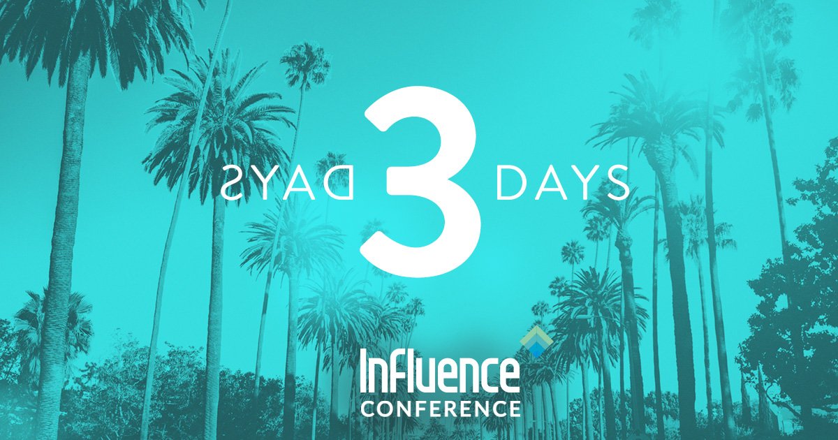 getinfluence's tweet image. The countdown is on. T-minus 3 days until conference! #GC17