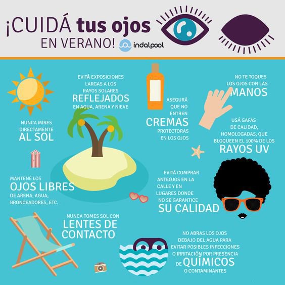 indalPoolGroup's tweet image. Una Imagen Vale Más Que Mil Palabras. Aquí Tenéis Una Serie De Consejos Para Mantener Una Excelente Salud Ocular Este Verano.