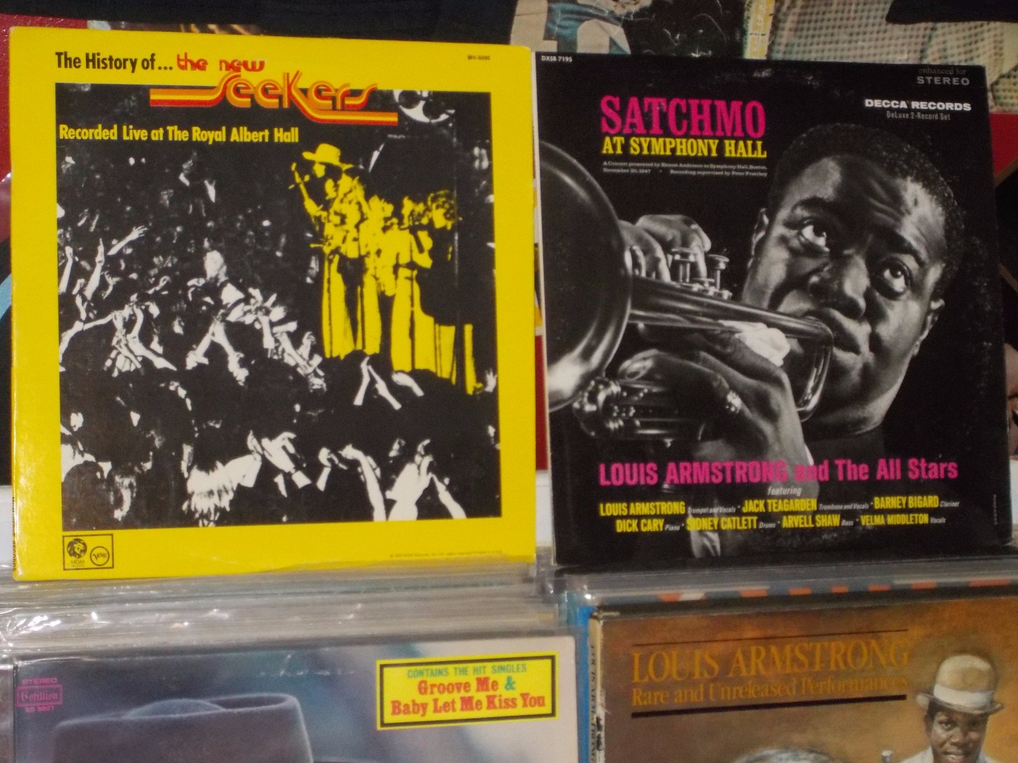 Happy Birthday to Paul Layton of the New Seekers & the late Louis Armstrong 