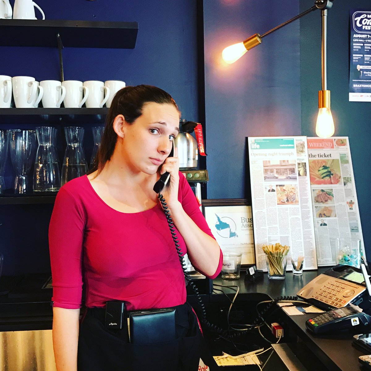 Courtney has been trying to call all of you to confirm your reservations and let you know our debit is still up and running #QuietNL