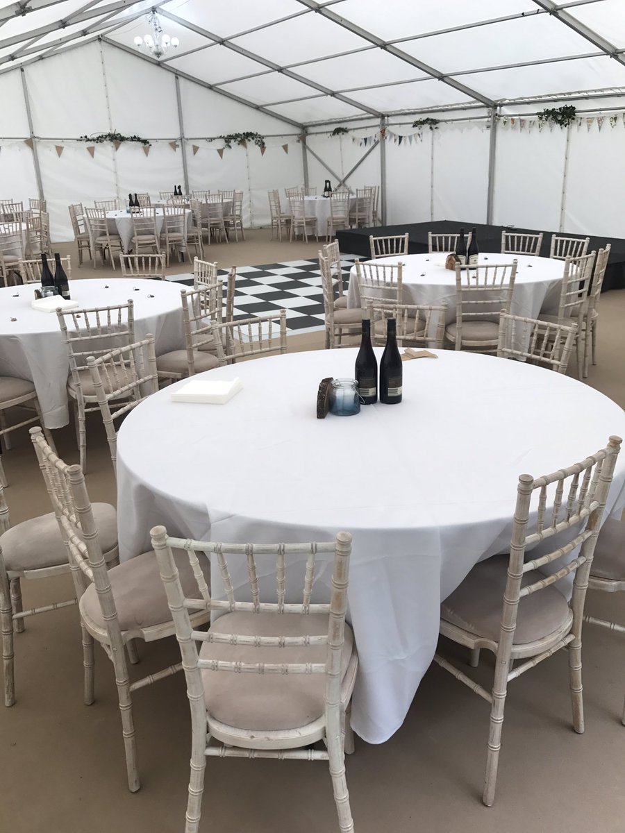 #chiavari #chairs on #roundtables #blackandwhitedancefloor #staging #carreglwyd #carreglwydestate #Anglesey #angleseyweddings