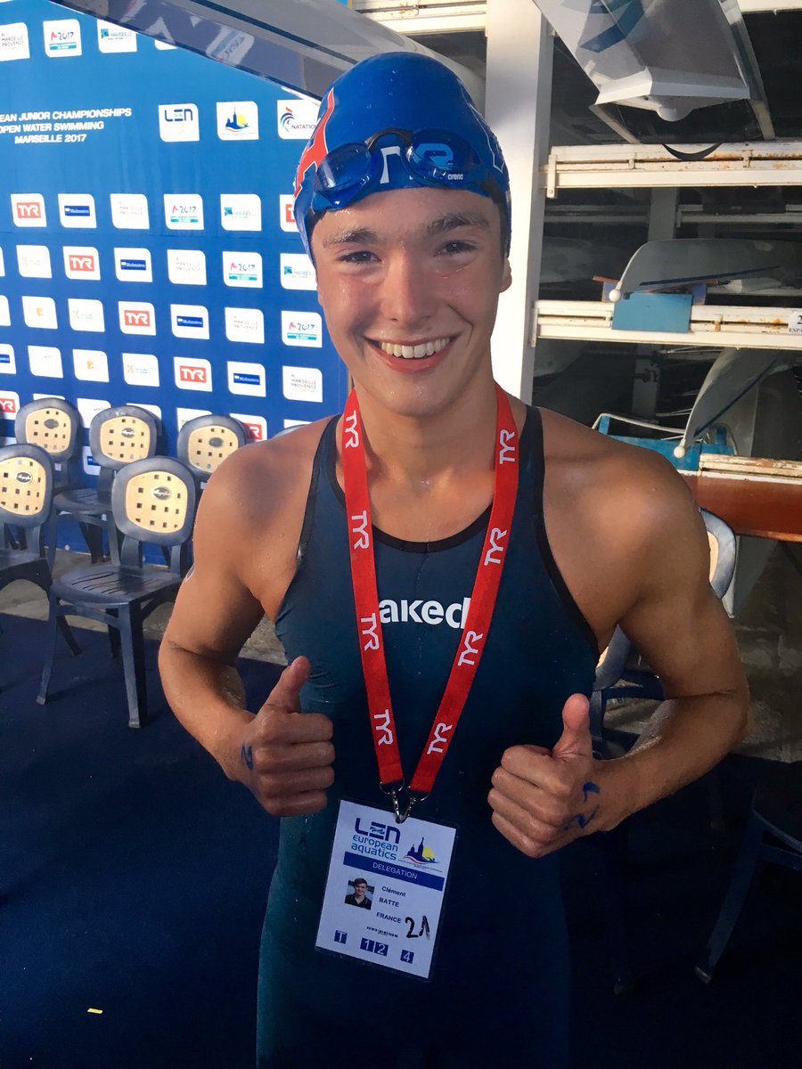 gsezionale's tweet photo. La relève Française est présente! 2 titres de Champions d'Europe juniors à Marseille avec Océane Cassignol et Clément Batte. #EauLibre #CEJ https://t.co/elrGyJ8FFQ