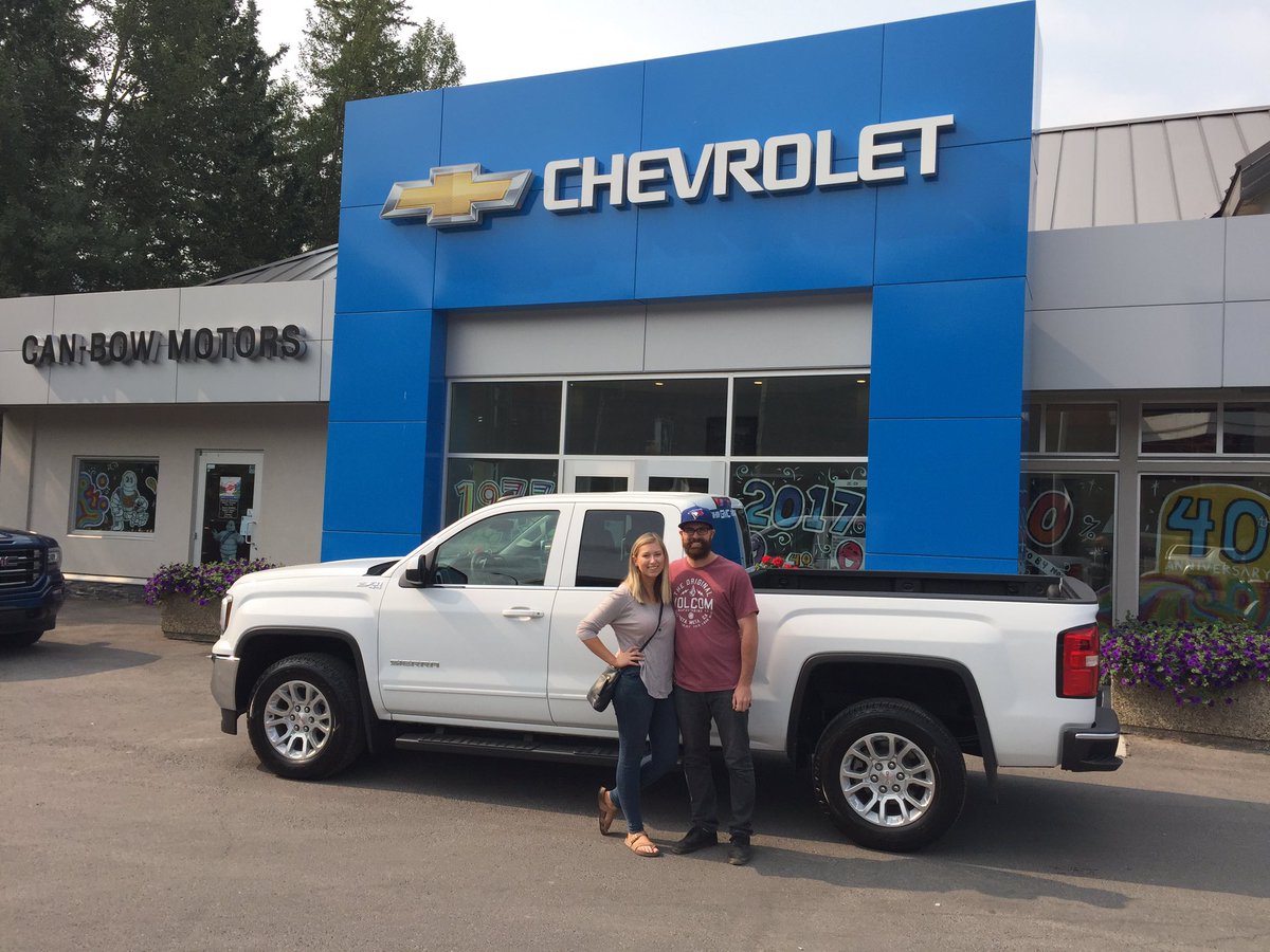 Thanks to Curtis  &amp; Stephanie for coming from #Edmonton to deal with the #localdealer 
Thanks for choosing #Teamcanbow #40yrs #trucknation