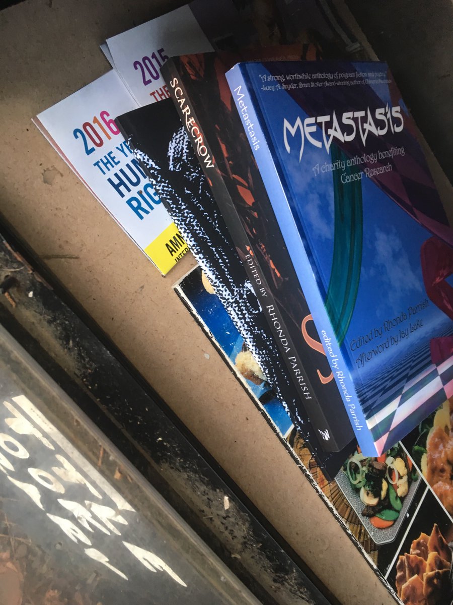 RhondaParrish's tweet photo. Had some book prizes from #EquusFight that weren’t claimed so I left them in a nearby #littlefreelibrary https://t.co/viqlbK0prD