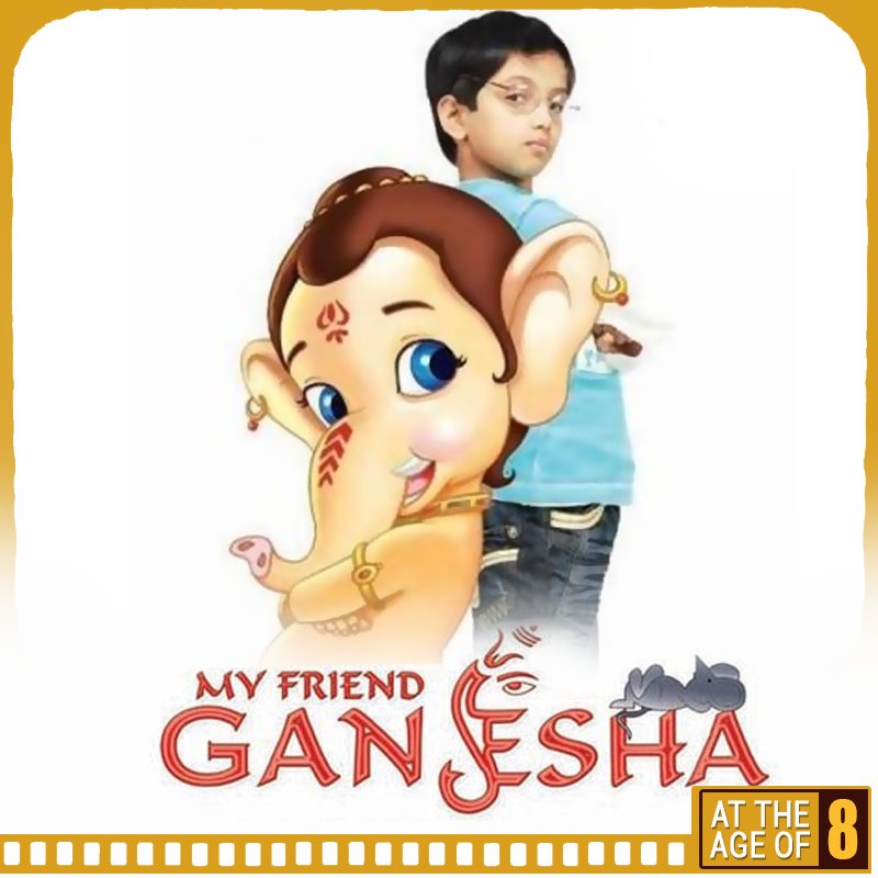 From ghosts to gods, I have had my share of them all. Check me out befriending Ganesha! #IWas8