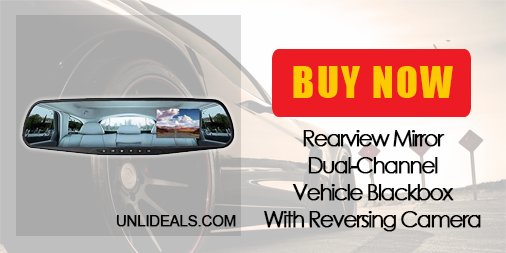 Cam/video recorder for #camera are important. Get this Car Camera #VehicleBlackbox With Reversing Camera at unlideals.com/rearview-mirro….