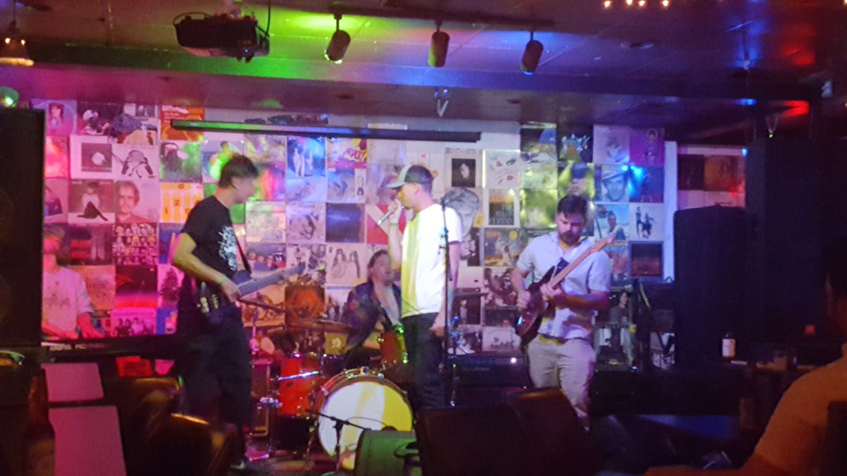 Doom Lagoon is rocking <a href="/oleavers/">oleavers pub</a> .  Next up: Time Giants... then us. Get here NOW!