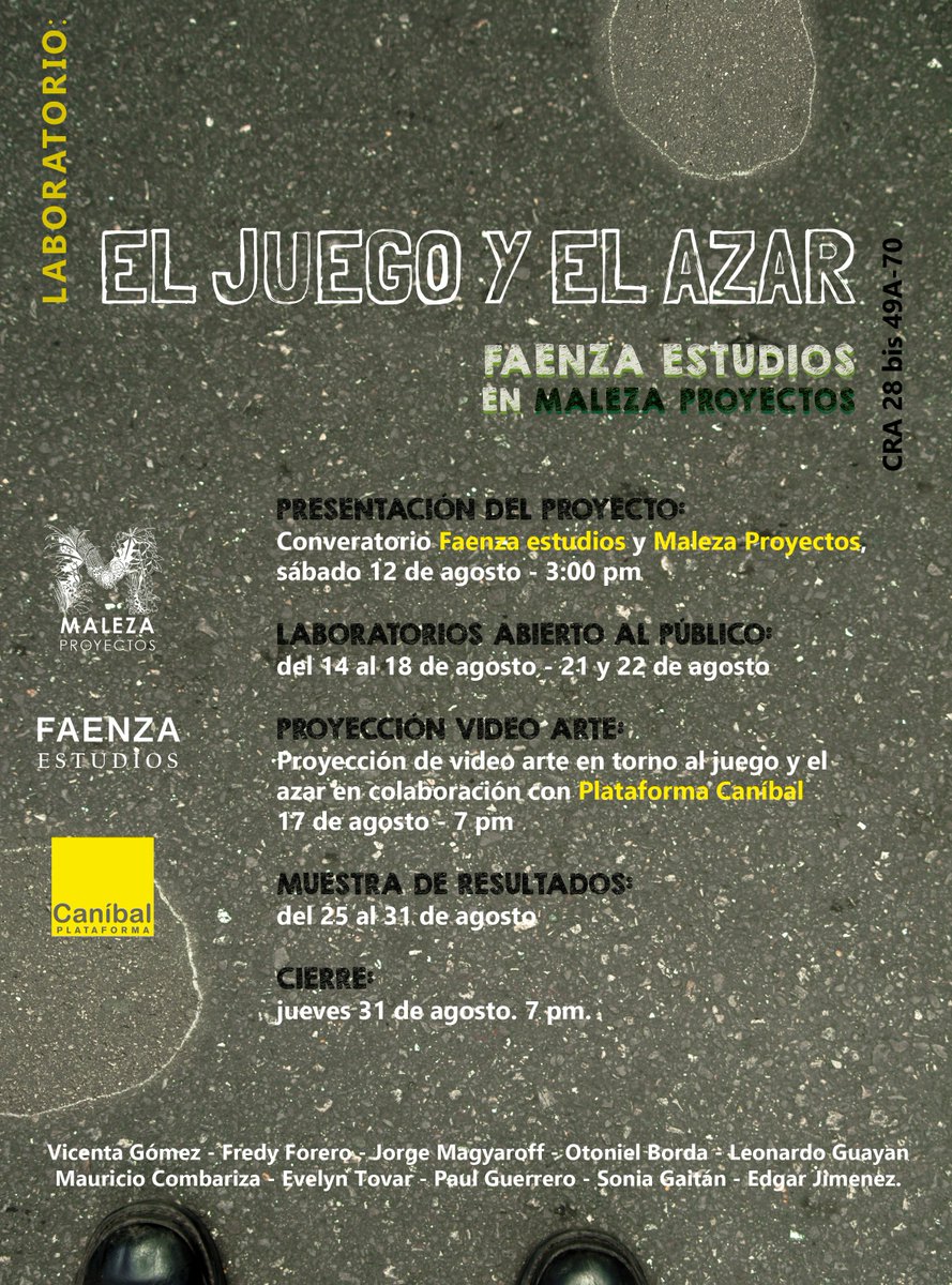 MalezaProyectos's tweet photo. Los esperamos mañana en el conversatorio de lanzamiento del Laboratorio El Juego y el Azar que realizaremos durante el mes de agosto 🌸 https://t.co/r66OUu7asj