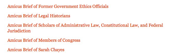 deepakguptalaw's tweet photo. Here are all the amicus briefs filed today in support of our Emoluments Clause lawsuit against Donald Trump: https://t.co/TH4k8jOUYk https://t.co/HjFvnk9XGY