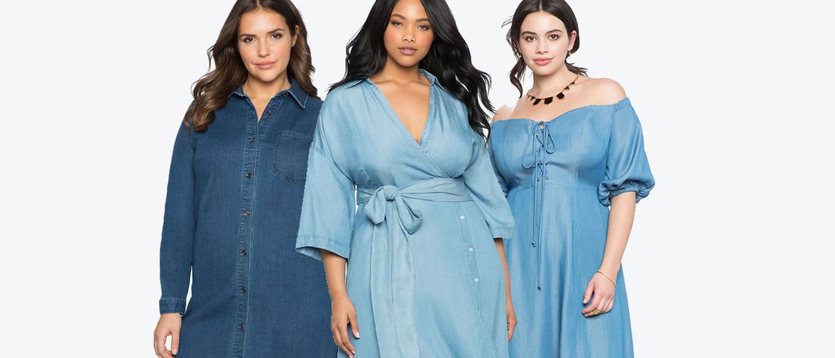 Plusmodelmag's tweet photo. #PlusModelMag Plus Denim Dress Trends You Are Going to Love – Sponsored https://t.co/SWV3y3PNOE #Feature #Shop #PlusDenim @PLUSmodelmag https://t.co/ohRSh6F4PI