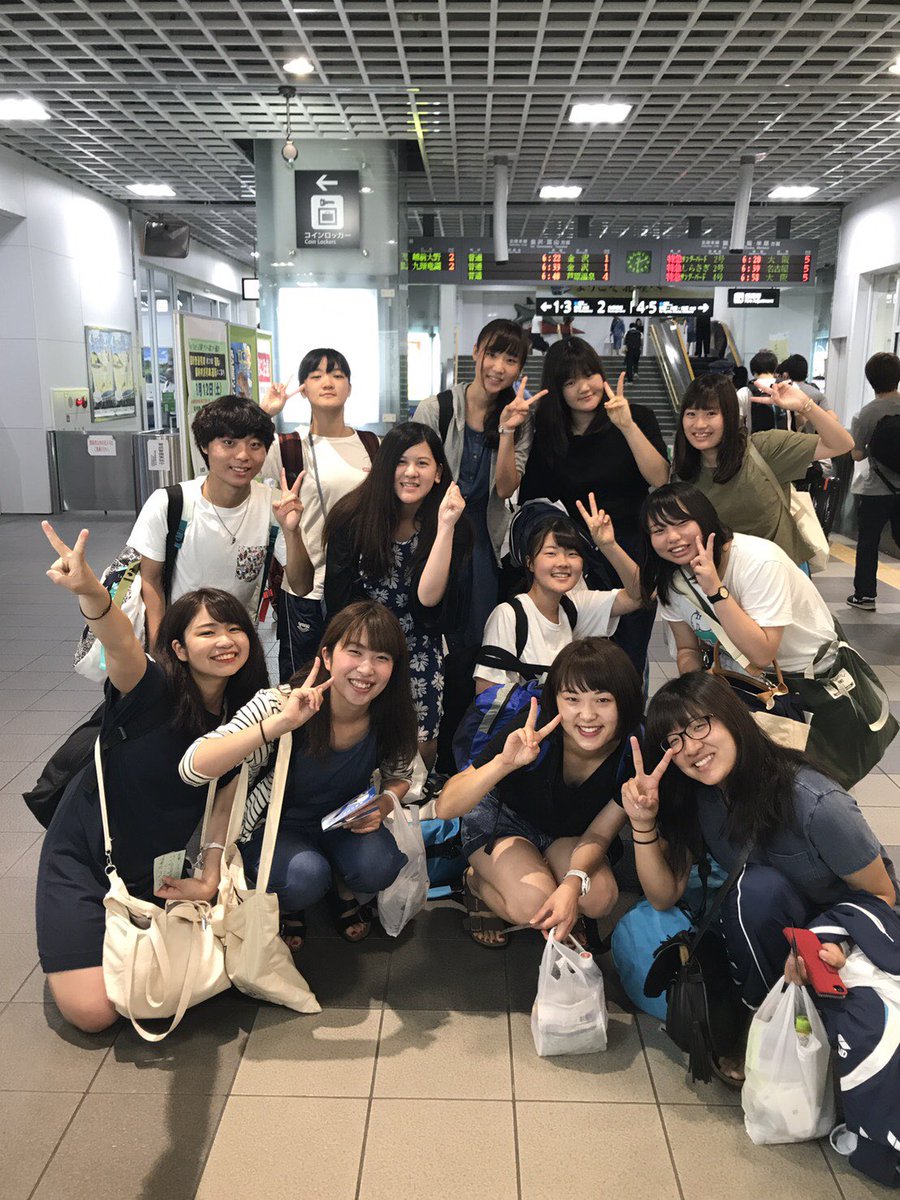 福井大学医学部水泳部 今日は 西コメのアップ日 山口にやってまいりました 全国公のお仕事を終えた看護科と合流です お仕事お疲れ様です 今日からがんばりましょう