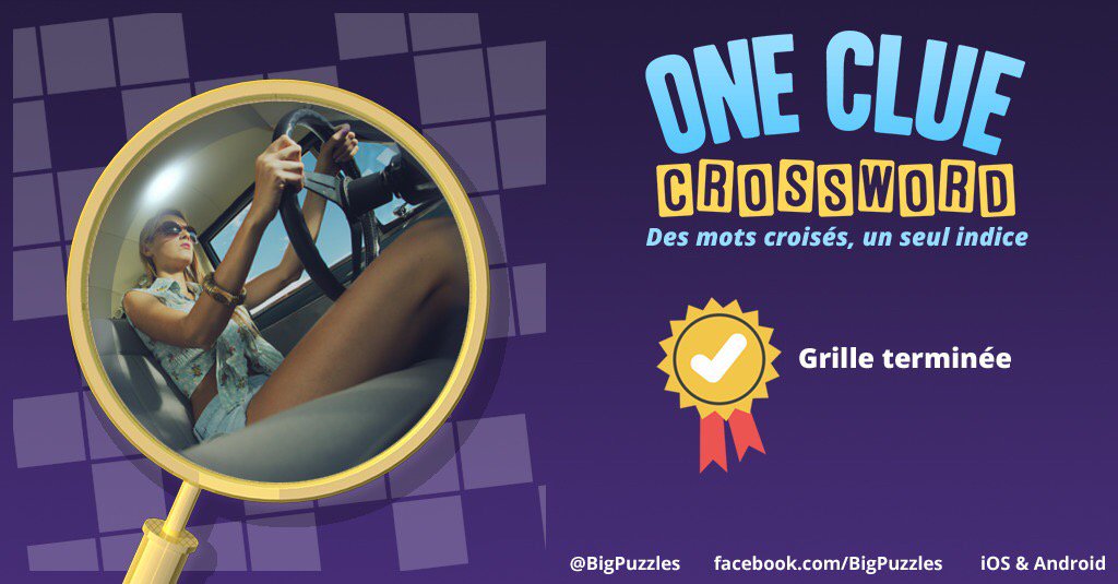 J'ai terminé une grille de mots croisés dans One Clue Crossword.
onecluecrossword.com #OneClueCrossword