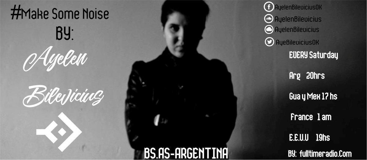 REAL_BILEVICIUS's tweet photo. EVERY SATURDAY From 20hrs (Arg), Gua y Mex 17 hs , France 1 am, 19hs/16 hs E.E.U.Uhttp://www.fulltimeradio.com/
EP:060 https://t.co/3R0dnFrbw4