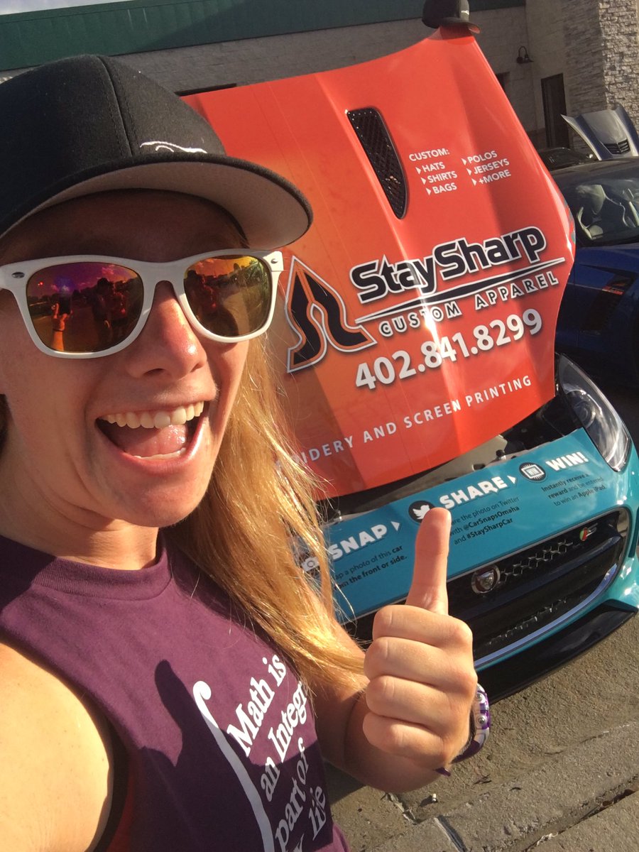molly_sutter's tweet photo. @CarSnapsOmaha Would ya look at dat. It's the #StaySharpCar !! Retweet to enter to win an iPad!! 😜🤙😎 https://t.co/605ny8kiIY