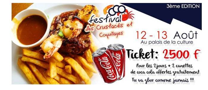 BeaoncaElla's tweet photo. #Civ Envie de sortir ce samedi ! Le #festival des crustacés et des coquillages
Début Samedi 12 Août 2017 Fin Dimanche 13 Août 2017 #Team225 https://t.co/Fm1Vf8WLR4