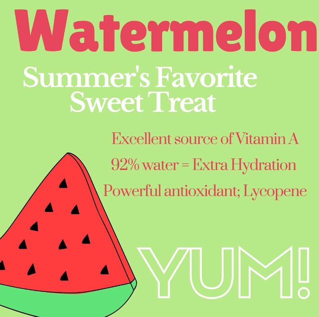 UofLNutrition's tweet photo. Summer is flying by and you don't want to miss out on WATERMELON! ๐๐๐
#gocards #hydration #fuelwithapurpose #fruitforever https://t.co/0TIb0ZRJTk