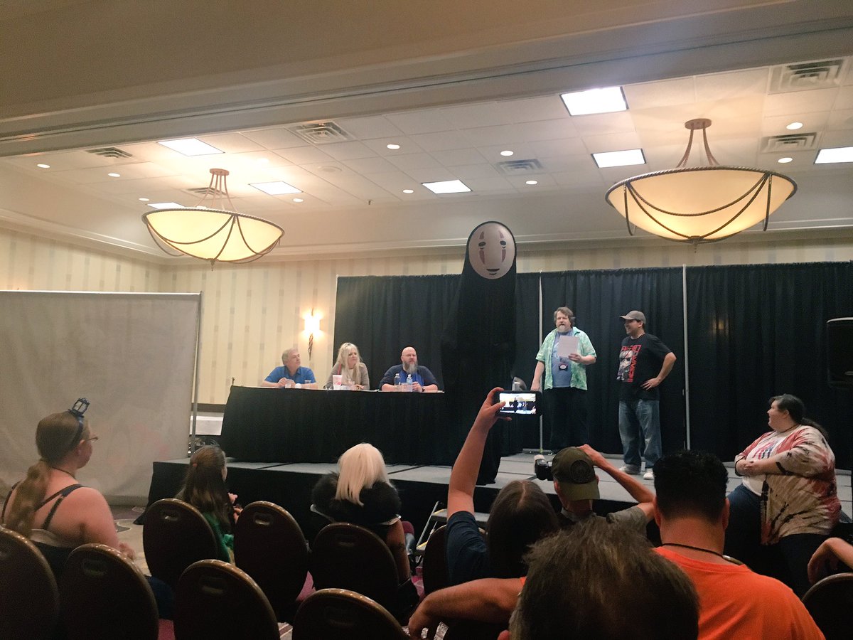 You're missing <a href="/coleman_kathy/">Kathy Coleman</a> #wesleyeure and <a href="/EscapeDesign/">Escape Design</a> Russ Adams judging the costume contest at #infinicon