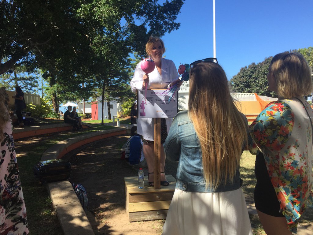 Soapbox Queensland (@soapboxsciqld) on Twitter photo Who is passionate about sponges? <a href="/Kat4Sponges/">Kathryn Hall</a> is crazy about them <a href="/qldmuseum/">Queensland Museum Kurilpa</a> #SoapboxScience today in Townsville! #NatSciWk Who is passionate about sponges? <a href="/Kat4Sponges/">Kathryn Hall</a> is crazy about them <a href="/qldmuseum/">Queensland Museum Kurilpa</a> #SoapboxScience today in Townsville! #NatSciWk