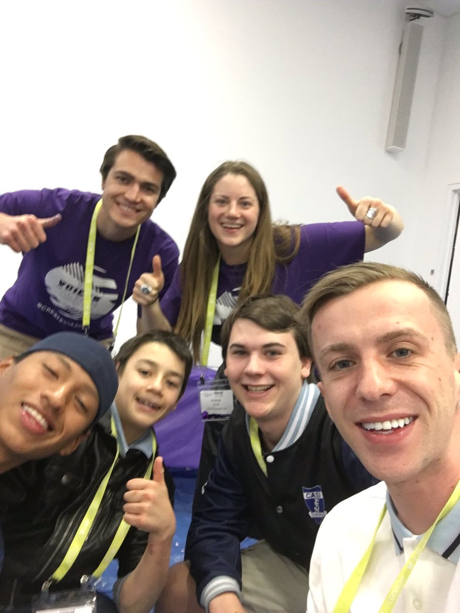 ThomasCarlton90's tweet photo. Enjoying the art room @CREATEfnd #CREATEVia2017 . We are all gutted the conference is coming to an end (although we are still smiling) https://t.co/8npqhOVBqd