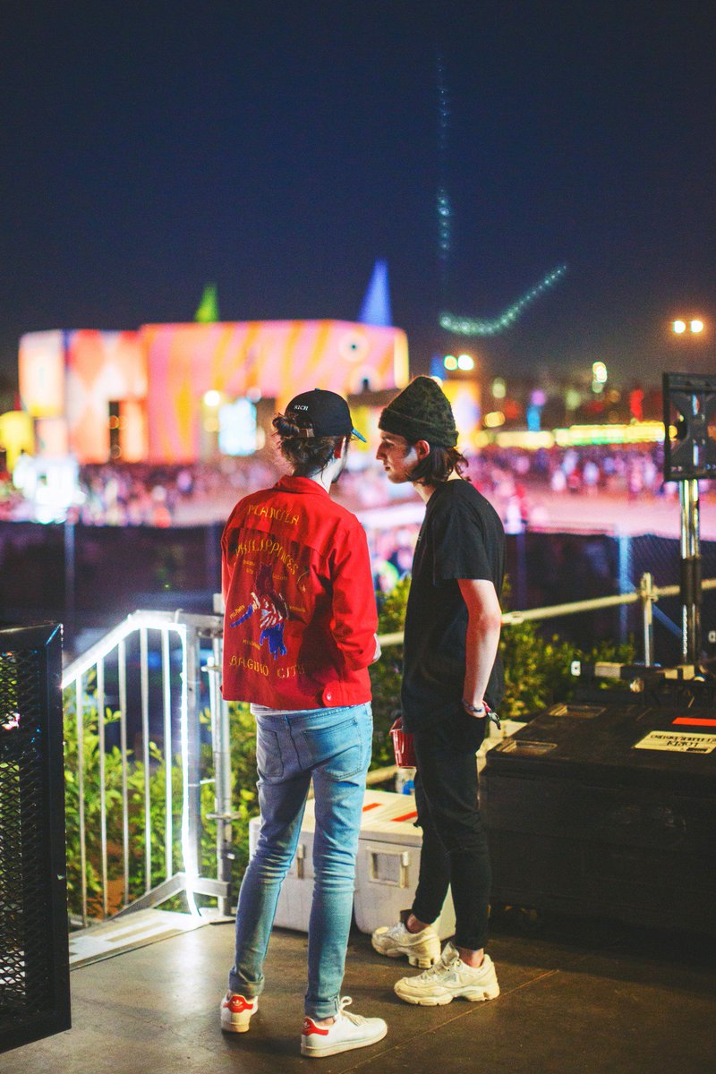 madeon's tweet photo. One year of Shelter ! This photo was taken as we shared our last words to each other as a duo. https://t.co/0nT9dZbKnx