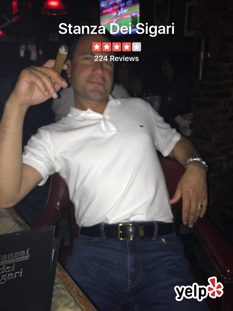 DanHaugh's tweet photo. My anniversary treat! (@ Stanza Dei Sigari) #Yelp #Yelfie https://t.co/2RwUz2mQVc https://t.co/dBL1rTDke4
