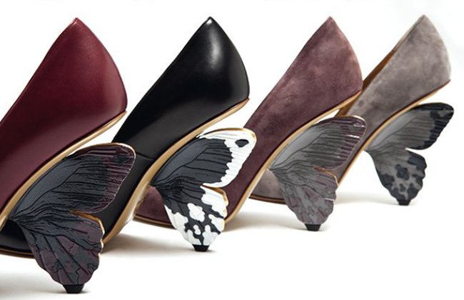 おしゃれの最前線 ヒールの部分が蝶になっていておしゃれな靴 話題の画像プラス