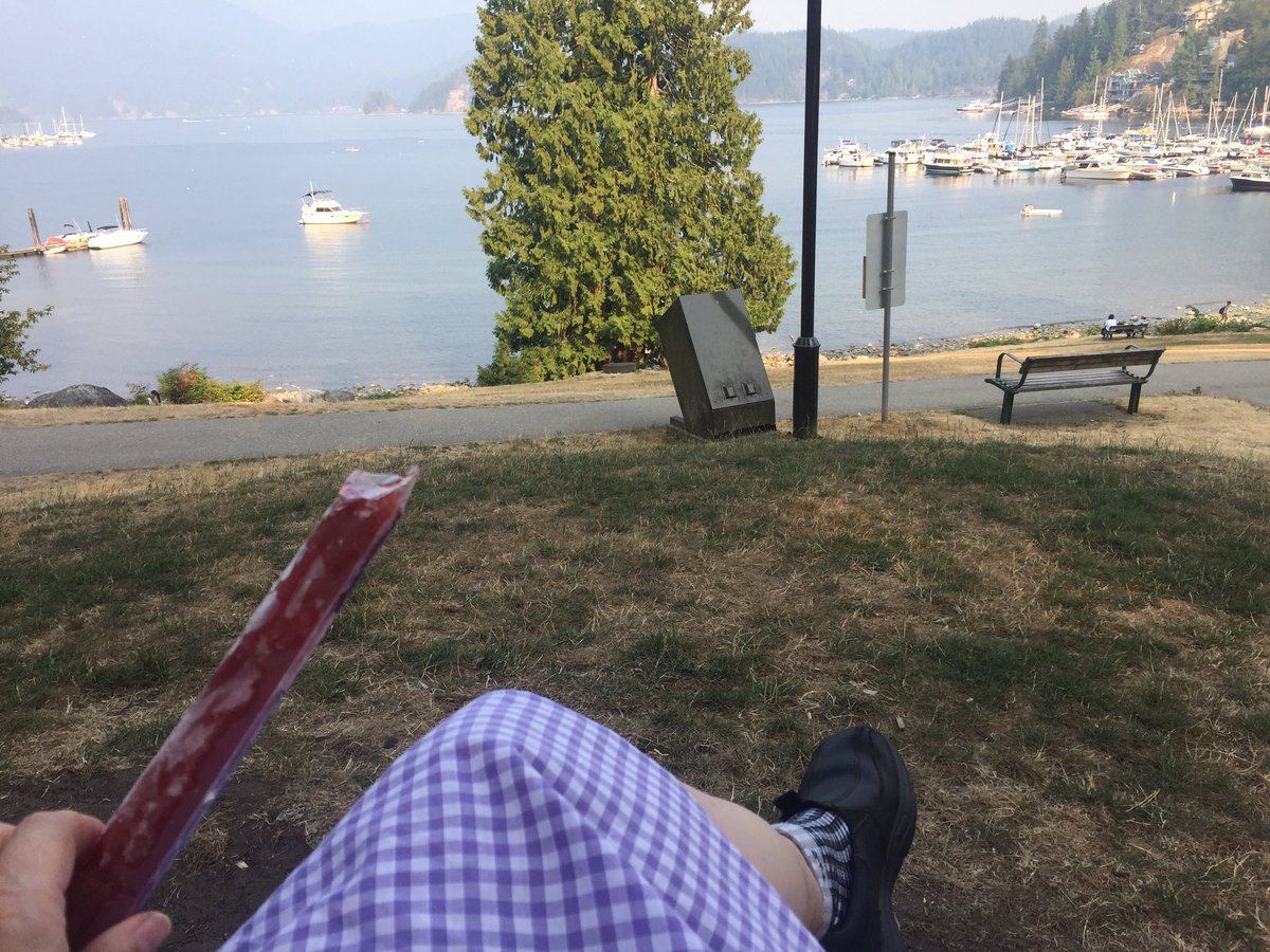 unsuicide's tweet photo. Things helping me during threat of #NuclearWar : wearing pretty new dress, walking to serene park, Freezie during heatwave. Distractions. https://t.co/LnyBrCuNp6