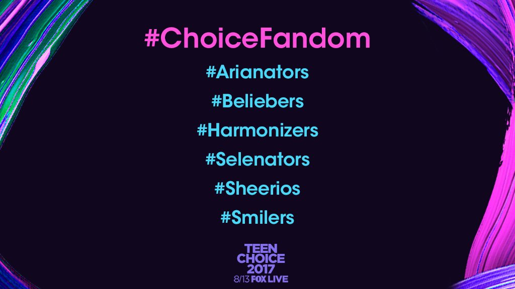 TeenChoiceFOX's tweet photo. OMG fam, #ChoiceFandom voting is open! You've got 'til 6PM EST. Gooooooo! #TeenChoice https://t.co/LKDsj1TT4G