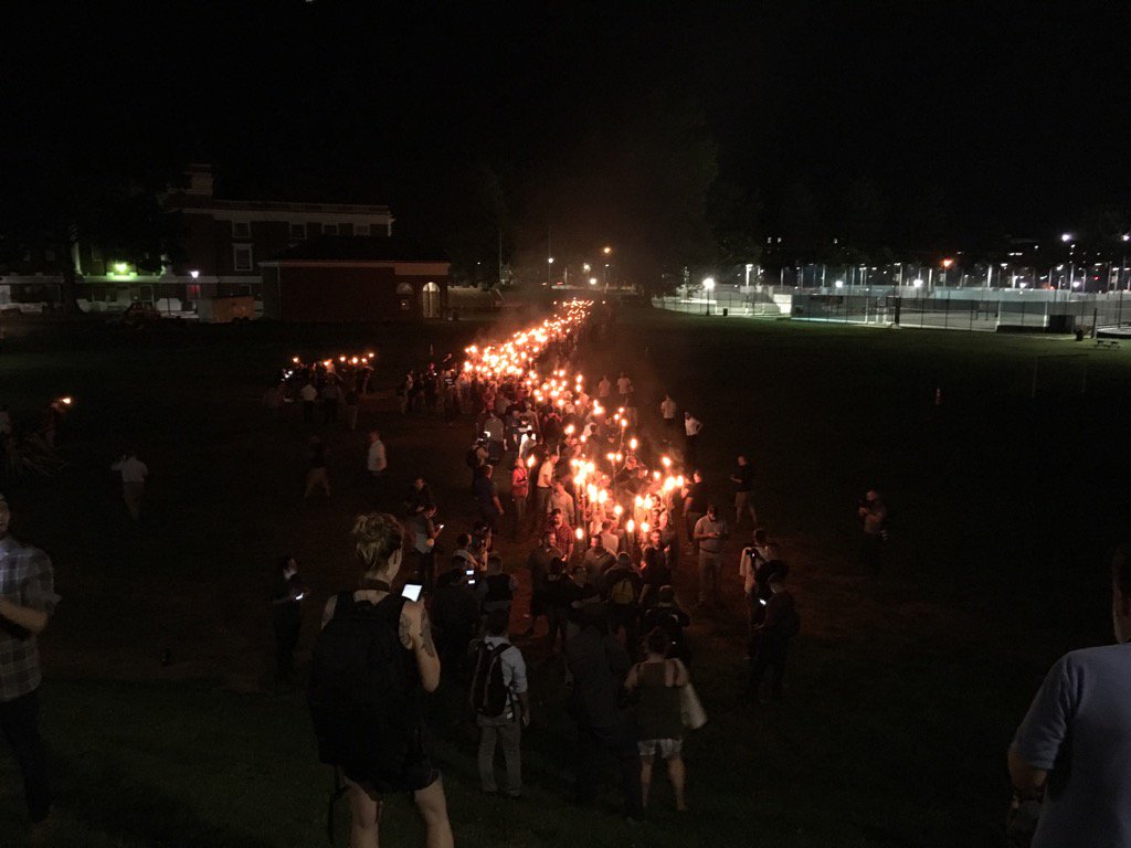 This is America. Nazi march on UVA campus